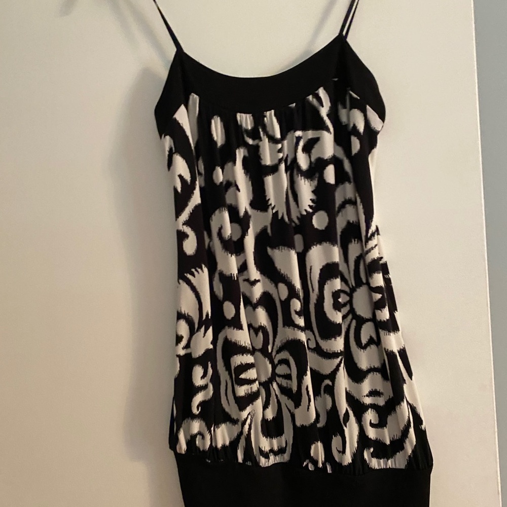 Black and white dress